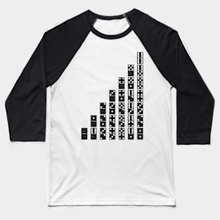 Domino Tiles Baseball T-Shirt